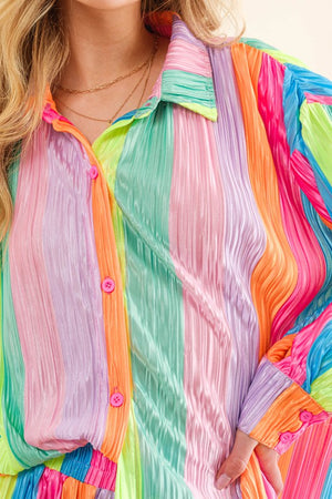 Make a Wish Rainbow Shirt with Matching Shorts