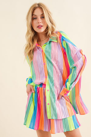 Make a Wish Rainbow Shirt with Matching Shorts