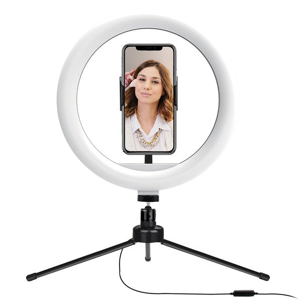 Supersonic PRO10 LED Table Top GRWM Selfie Ring Light