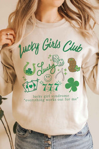 LUCKY GIRLS CLUB Graphic Sweatshirt