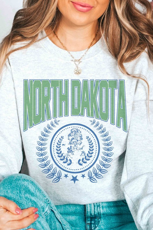 NORTH DAKOTA STATE WREATH Graphic Sweatshirt