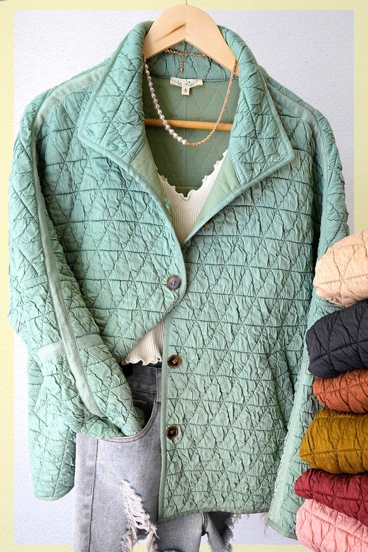 The One For Me  Quilted Jacket