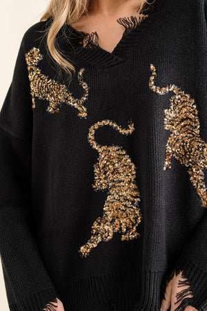 Catch a Tiger by the Tail Sweater