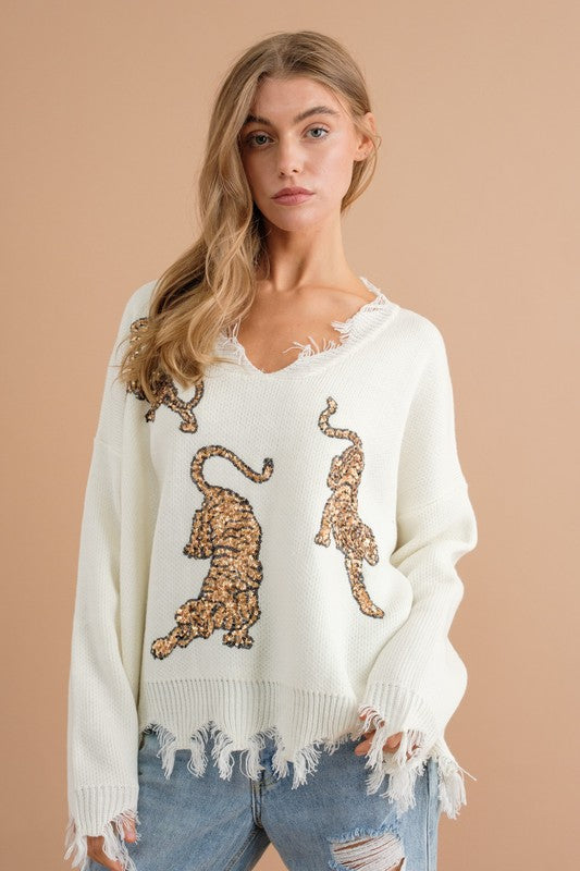 Catch a Tiger by the Tail Sweater