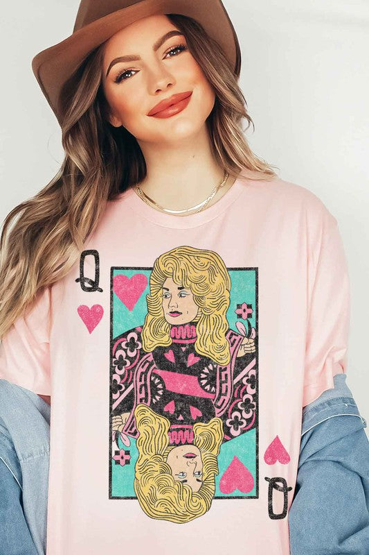 Dolly Queen of Hearts Tee Plus