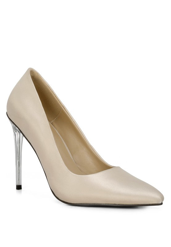 High Stakes Clear Heel