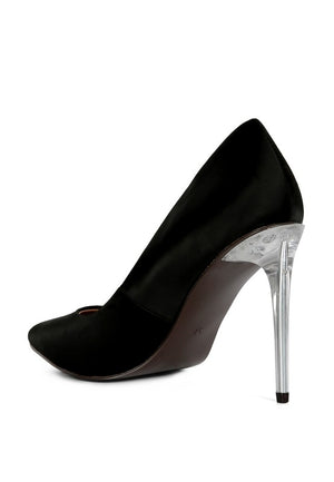 High Stakes Clear Heel