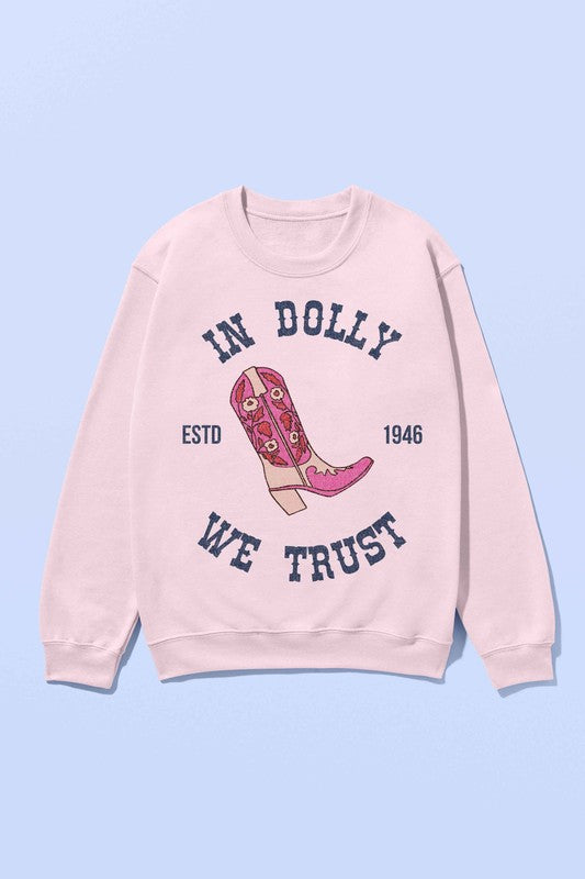 In Dolly WE Trust Sweatshirt Plus