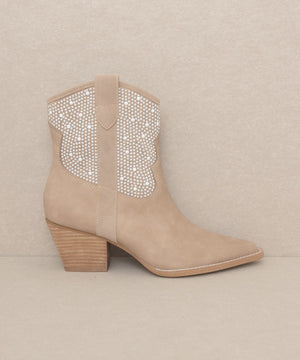 Pearl Studded Western Boots