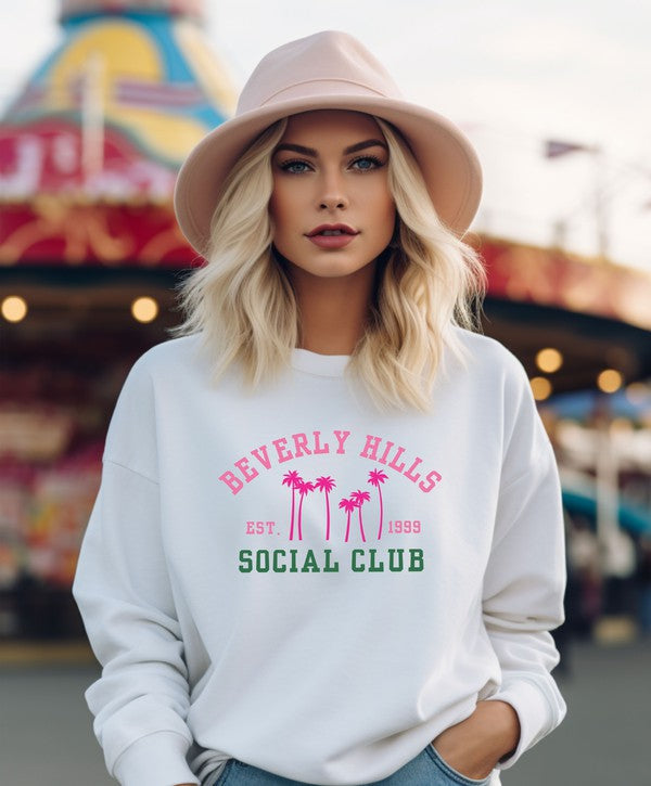 Beverly Hills Social Club Crew Neck Sweatshirt