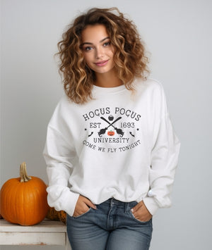 Hocus Pocus University Graphic Crew Sweatshirt