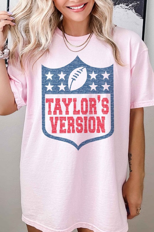 Taylor's VERSION FOOTBALL GRAPHIC TEE