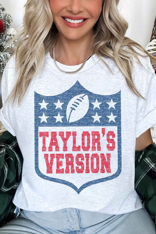 Taylor's Version FOOTBALL OVERSIZED GRAPHIC TEE