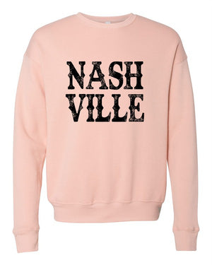 Nashville Graphic Crewneck Sweatshirt in Plus
