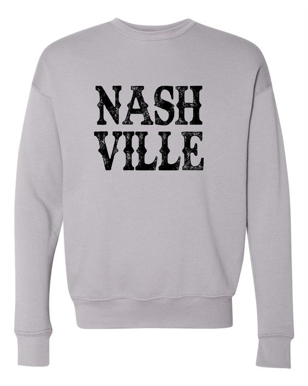 Nashville Graphic Crewneck Sweatshirt in Plus