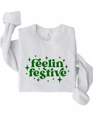 Feelin' Festive Graphic Sweatshirt