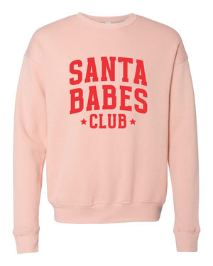 Santa Babes Club Graphic Sweatshirt in Plus Size