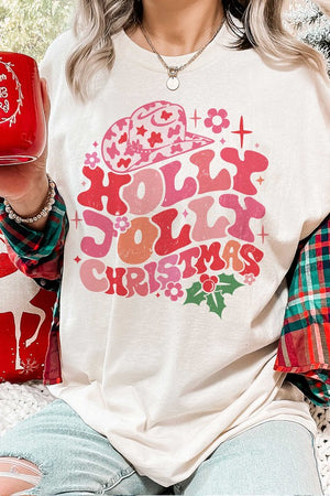 HOLLY JOLLY CHRISTMAS Graphic Tee