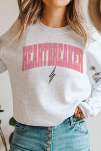 HEARTBREAKER CHECKER LIGHTNING Graphic Sweatshirt