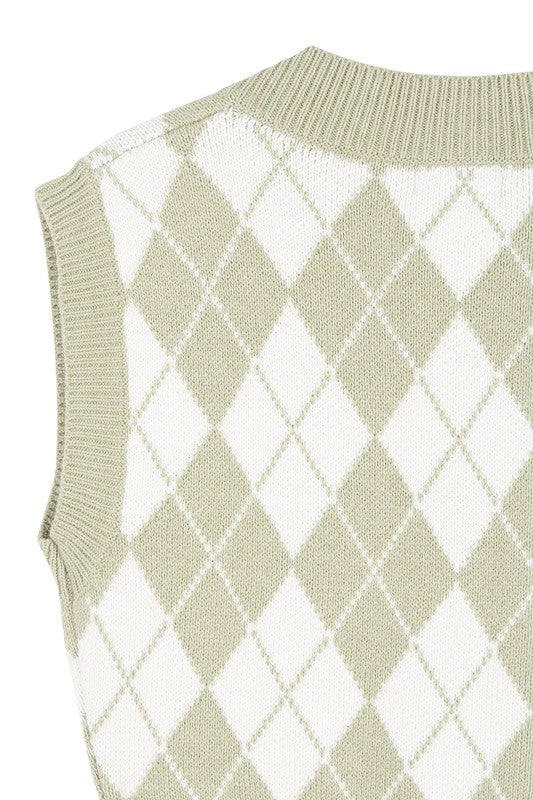 Research This Argyle Sweater Vest
