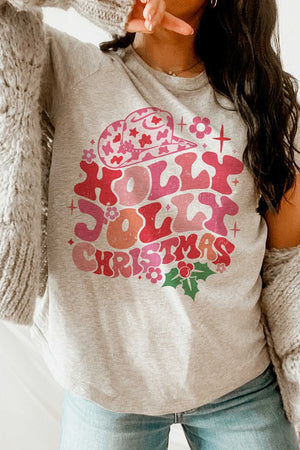 HOLLY JOLLY CHRISTMAS Graphic Tee