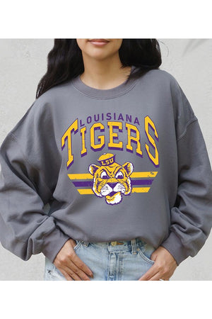 LSU Tigers Varsity Sweatshirt Plus Size