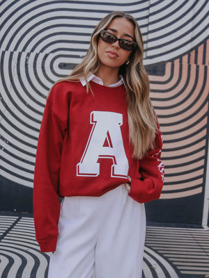 Collegiate A Sweatshirt by Charlie Southern