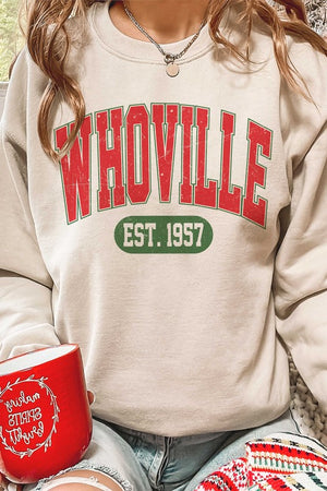 WHOVILLE EST 1967 Graphic Sweatshirt