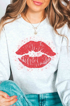 VALENTINE KISS Graphic Sweatshirt