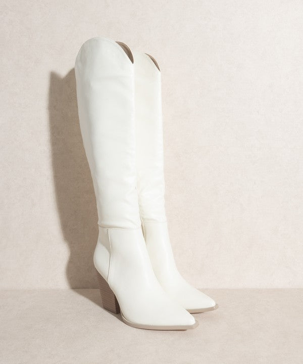 The Clara Knee-High Western Boots