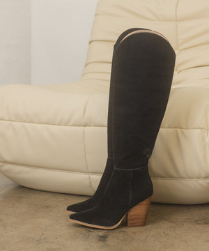 The Clara Knee-High Western Boots