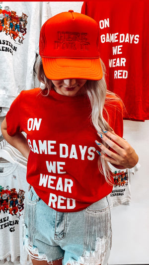 On Game Days We Wear Red by Charlie Southern