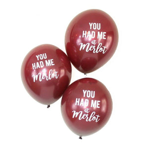 Merlot Latex Balloons
