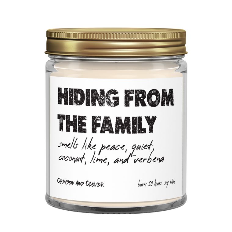 Hiding from the Family Coconut Verbena 9 oz Soy Candle